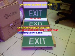 Lampu Emergency EXIT PowerCraft EX CCFL M